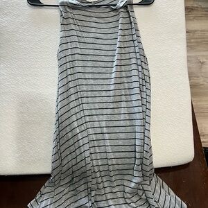 Striped Gray Women's Skirt